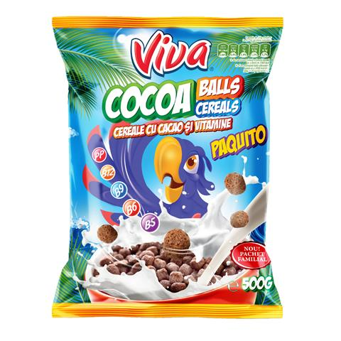VIVA CEREALE CACAO BALLS BILE 500G