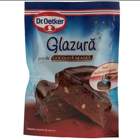 GLAZURA CU GUST DE CIOCOLATA NEAGRA DR OETKER 100G