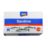 SARDINE SOS TOMATE ARO 125G