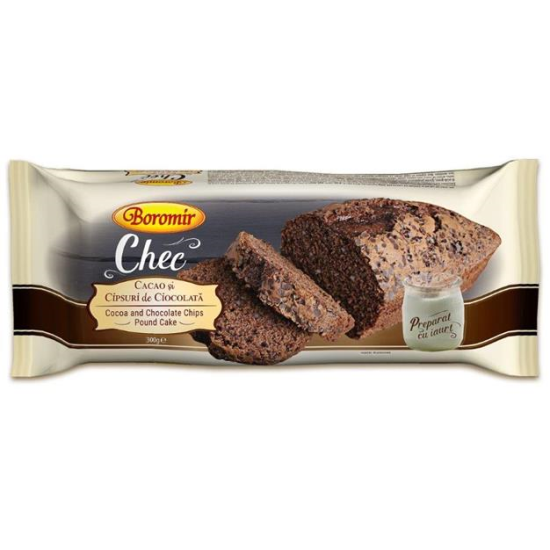 CHEC CACAO CU CHIPSURI DE CIOCOLATA BOROMIR 300G