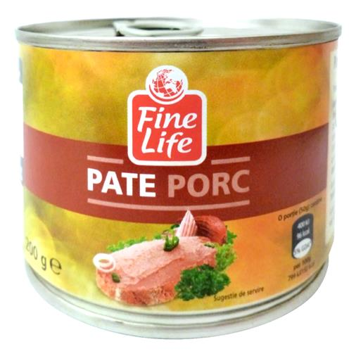 PATE PORC FINE LIFE 200G