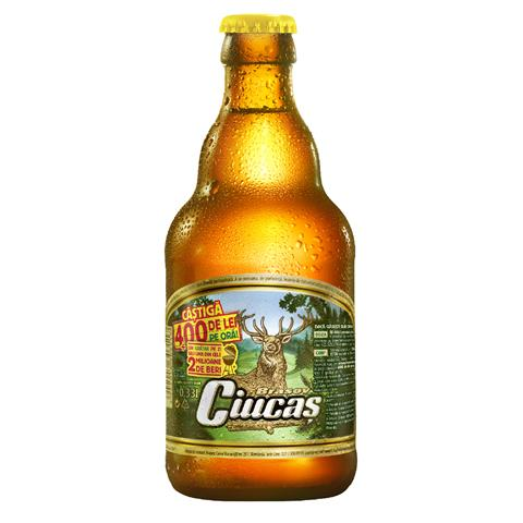CIUCAS BERE STICLA NERETURNABILA, 0.33L