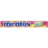 MENTOS BOMBOANE GUMATE FRUIT CHEWY DRAGEES 38G x 5
