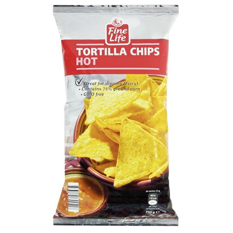 TORTILLA CHIPS IUTE FINE LIFE 200G