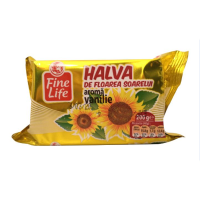 HALVA FLOAREA SOARELUI VANILIE FINE LIFE 200G