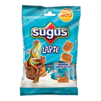 SUGUS BOMBOANE GUMATE CU GUST DE LAPTE 75G
