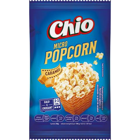 CHIO POPCORN MICROUNDE CARAMEL 90G