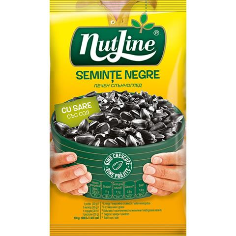 NUTLINE SEMINTE FLOAREA SOARELUI NEGRE SARE 100G