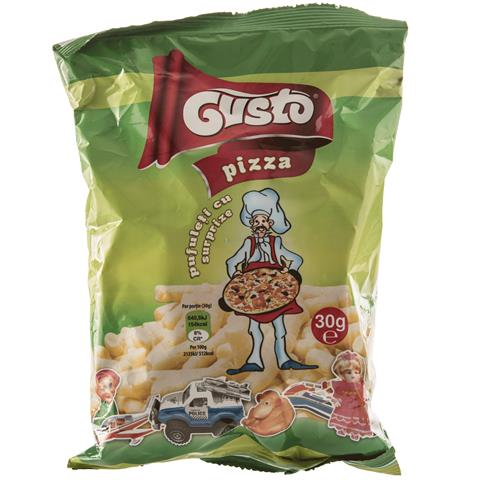 GUSTO PUFULETI PIZZA&SURPRIZE 30G x 7