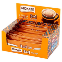 MOKATE 3IN1 CAFEA INSTANT ZAHAR BRUN 17G x 24