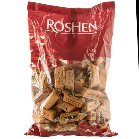 ROSHEN BOMBOANE FONDANTE LAPTE SI CARAMEL 1KG
