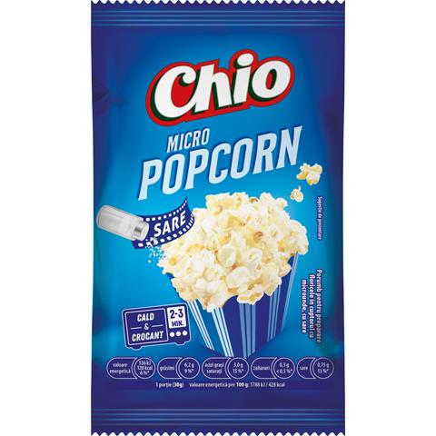 CHIO POPCORN MICROUNDE SARE 80G x 4