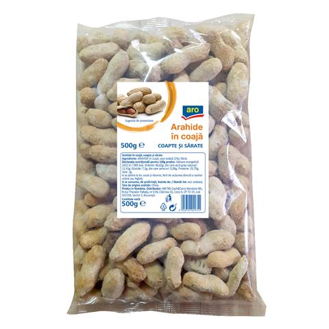 ARAHIDE PRAJITE IN PASTAIE ARO 500G