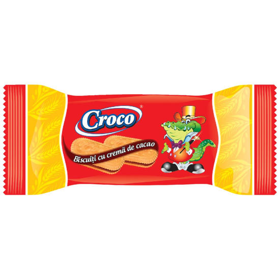 CROCO BISCUTI CU CREMA 32G
