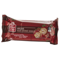 RULADA DE VANILIE CAPSUNI FINE LIFE 150G
