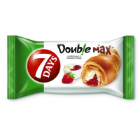 7DAYS CROISSANT DOUBLE VANILIE&CIRESE 80G x 20
