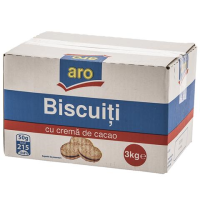 BISCUITI CU CREMA CACAO ARO 3KG