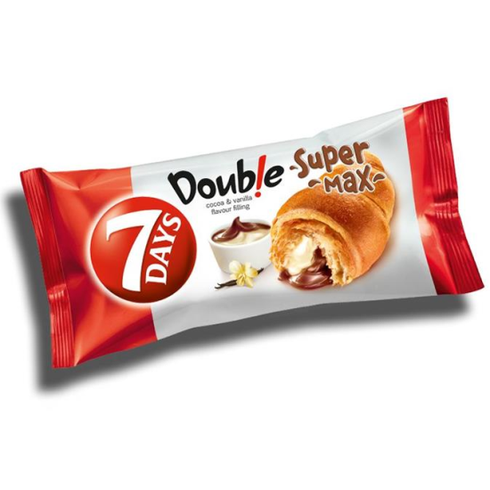 7 DAYS CROISSANT DOUBLE SUPER MAX CIOCOLATA&VANILIE 110G