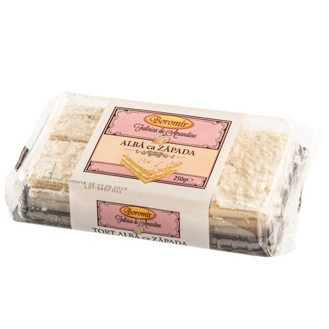 BOROMIR PRAJITURA ALBA CA ZAPADA 250G