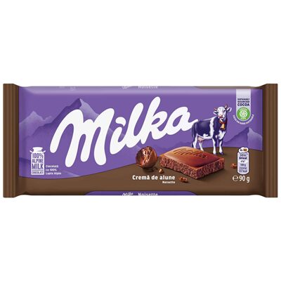 MILKA CIOCOLATA NOISETTE 90G