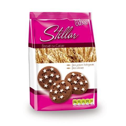 VIVA BISCUITI STELLAR CACAO 150G