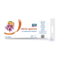 HARTIE IGIENICA PIERSICA 3STRATURI ARO 10BUCATI'