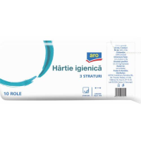 HARTIE IGIENICA 3STRATURI ARO 10BUCATI