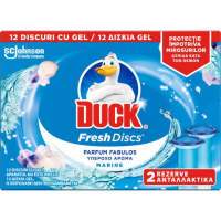 DUCK FRESH DISCS ODORIZANT WC REZERVA MARINE 2X36ML