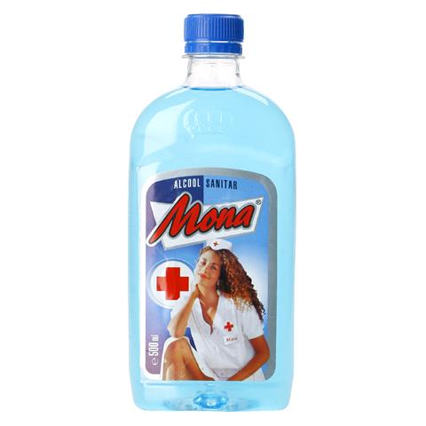 MONA ALCOOL SANITAR 70%ALCOOL 0.5L x 6