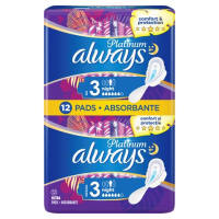 ALWAYS ABSORBANTE PLATINUM NIGHT DUO 12BUCATI