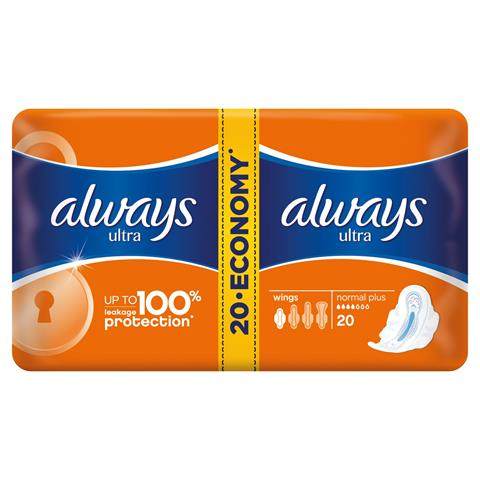 ALWAYS ABSORBANTE ULTRA 20