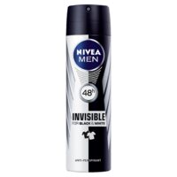 NIVEA DEODORANT SPRAY MEN BLACK&WHITE INVISIBLE POWER 150ML