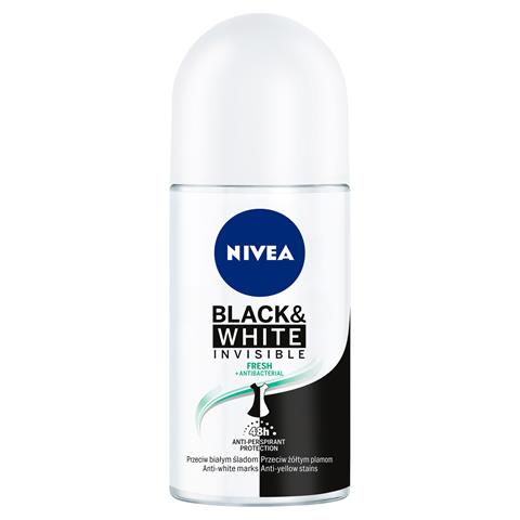 NIVEA DEODORANT ROLL-ON BLACK&WHITE FRESH 50ML