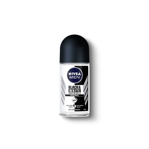 NIVEA DEODORANT ROLL-ON MEN BLACK&WHITE INVISIBLE POWER 50ML