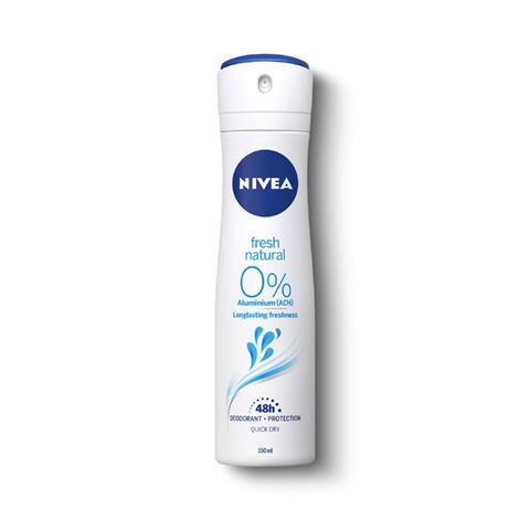 NIVEA DEODORANT SPRAY WOMEN FRESH NATURAL 150ML