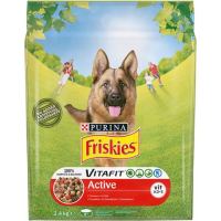 FRISKIES ADULT ACTIVE HRANA USCATA CAINE VITA 2.4KG