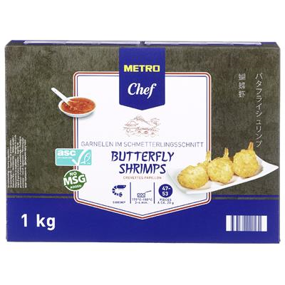 METRO CHEF CREVETI BUTTERFLY 1KG