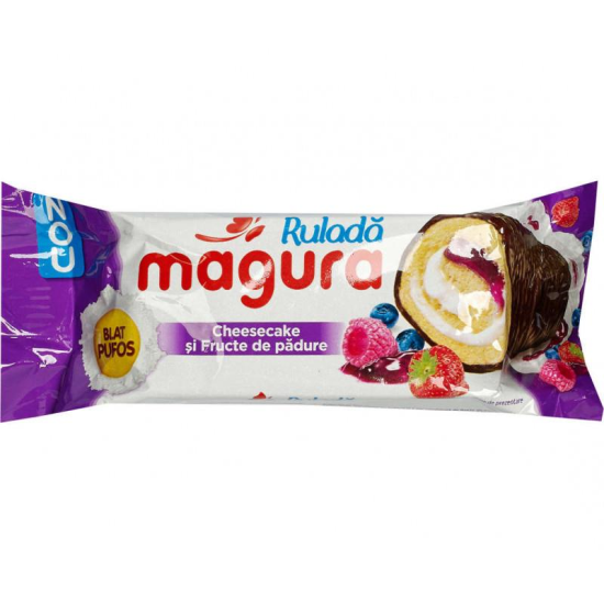 MAGURA RULADA CHEESECAKE&FRUCTE DE PADURE 35G x 24