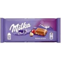 CIOCOLATA MILKA CU ALUNE SI STFIDE 100G(22)